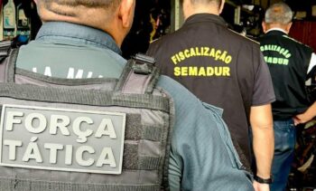 PMMS e SEMADUR fiscalizam oficinas mecânicas no centro da capital