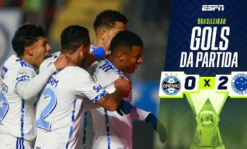 Brasileirão: Cruzeiro resolve no 1º tempo, faz 2 a 0 em cima do Grêmio