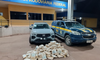 PRF apreende 68 Kg de skunk em operação na BR-262, em Miranda