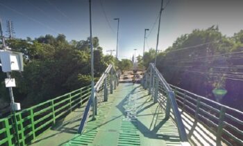 Acidente na Ponte Velha deixa vítima ferida em Aquidauana